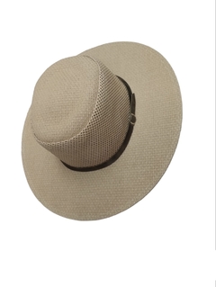 Sombrero campero de rafia de algodon - comprar online