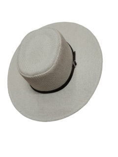 Sombrero campero de rafia de algodon