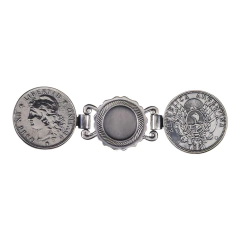 Yunta grande de alpaca plateada