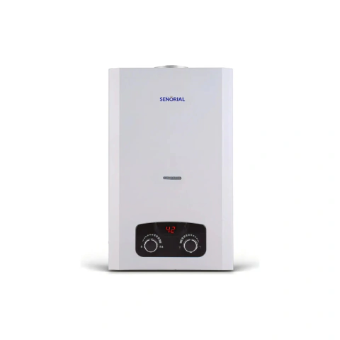 CALEFON SEÑORIAL GAS LICUADO GLP 14 LITROS EVOLUTION MAX BLANCO