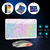 Teclado e Mouse Retroiluminado sem Fio, Bluetooth, 10 Polegadas para iPad, iOS, na internet