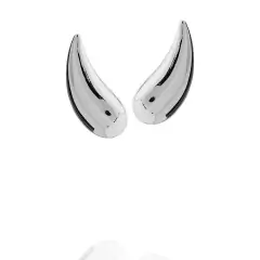 Brinco Ear Cuff Gota Ródio Claro