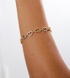 Pulseira Corações - comprar online