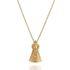 Colar Nossa Senhora Zircônias