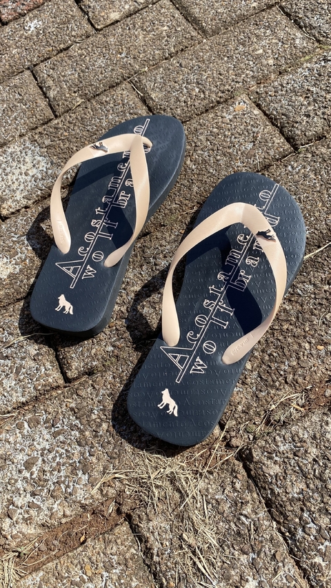 Chinelo estampado Acostamento