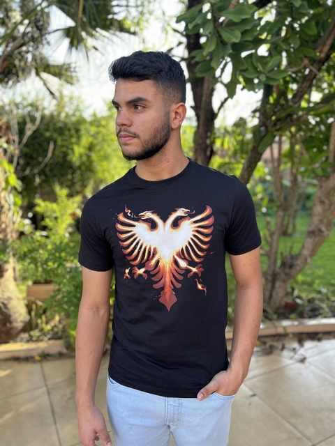 camiseta Cavalera estampada