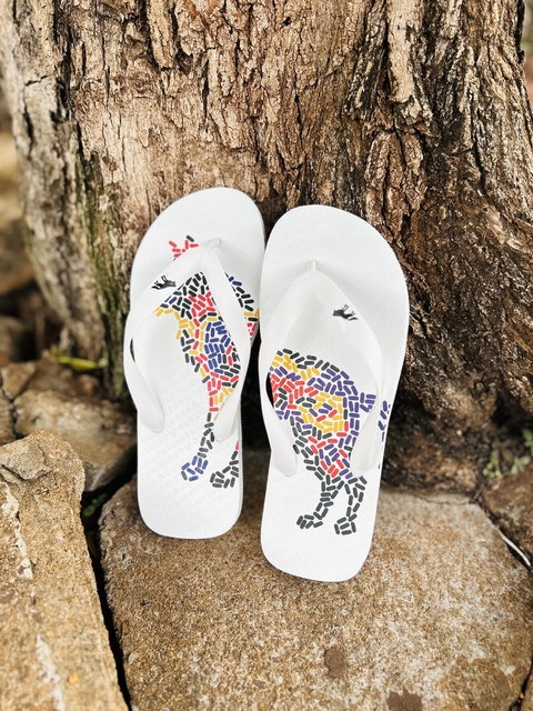 Chinelo estampado Acostamento