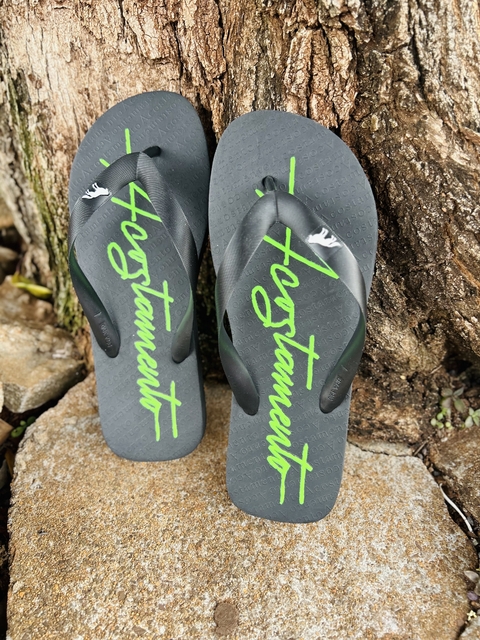 Chinelo estampado Acostamento