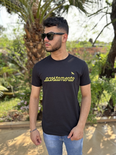 Camiseta estampa bordada Acostamento