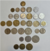 31 Moedas Antigas do Uruguai, de vários Anos, Metais e Valores diferentes