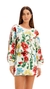 Short Saia Estampa Floral - Vermelho 29