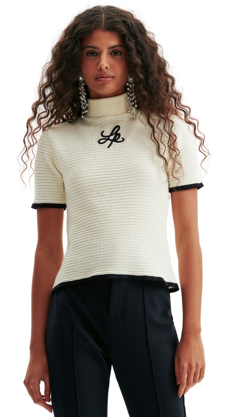 Blusa Tricot Manga Curta