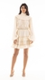 Vestido Curto Com Babados