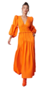 VESTIDO LONGO LASTEX CINTURA