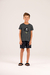 Pijama Infantil Menino Verão Piratas Marine run Pai e Filho