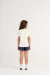 Short Doll Manga Curta Menina Jogo de Tênis - Modelo Família Completa - comprar online