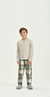 2060004 PIJAMA MANGA LONGA FAMILIA CALÇA XADREZ