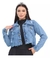 Jaqueta Cropped Jeans Alianza 409311 - Azul Claro