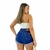 Short Jeans Feminino com Barra Dobrada Estilo Blogueira Gringa - XALFASHOP