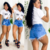 Short Jeans Feminino com Barra Desfiada Estilo Rasgado Blogueira Gringa - comprar online