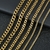 aço inoxidável 3,5,7mm colares para homens e mulher - trend store - loja online