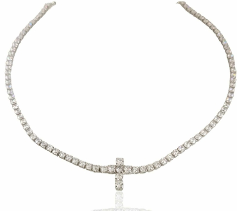Chocker Riviera com Cruz