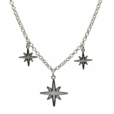 Colar A'YRA Elos com 3 Estrelas - comprar online