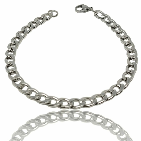 Pulseira em Aço Inoxidável Grummet