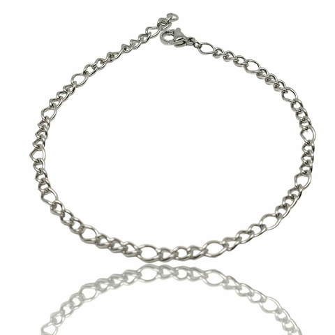 Pulseira Aço Inoxidável Elos Finos