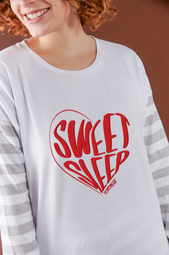 Pijama remera ML y pantalón Sweet Sleep