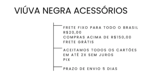 Imagem do banner rotativo Viúva negra acessórios