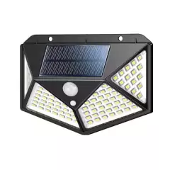 Luminária Energia Solar De Parede 20 30 100 Leds Com Sensor De Movimento Presença Sem Fio Prova D'Água na internet