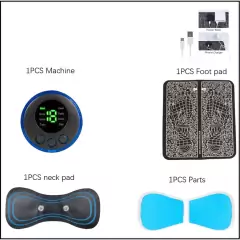 Tapete Massageador Ems Tens Elétrico Para Pés Fisioterapia O Melhor - IKKYSHOP