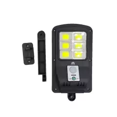 Mini Luminária Solar 120 Cob Poste Rua Parede Refletor Sensor Presença Movimento Prova D' Água na internet