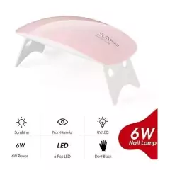 Mini Cabine Forno Secador Esmalte Led Rápida Portátil Led Uv