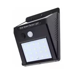 Luminária Energia Solar De Parede 20 30 100 Leds Com Sensor De Movimento Presença Sem Fio Prova D'Água