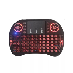 mini teclado usb led touchpad smartv pc ps3 tvbox