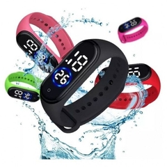 LED Relógio M4 Pulseira digital Esportivo A prova água feminino masculino