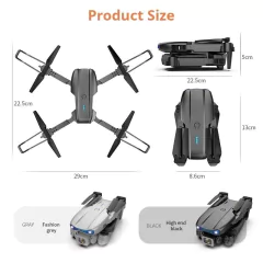 Imagem do Dobrável Dual Camera Drone, E99, K3 Pro, HD 4K, Modo de espera alto, Mini RC, W