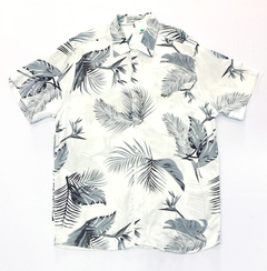 Camisa masculina estampada plus