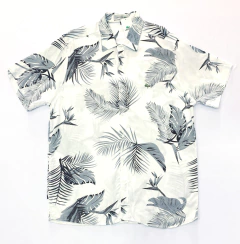 Camisa masculina estampada plus
