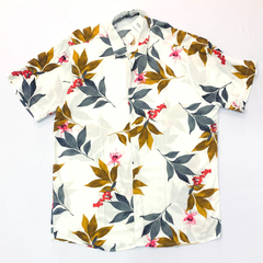 Camisa masculina estampada plus