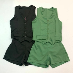 Conjunto colete alfaiataria