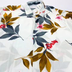 Camisa masculina estampada plus - comprar online