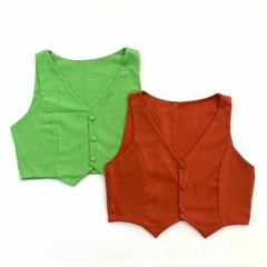 Colete linho - comprar online