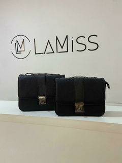 Bolsa couro preto