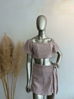 Conjunto short saia tweed na internet