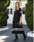 Vestido lista oversized na viscolycra - comprar online