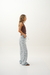 SD359 - Wide Leg Roturas Denim Con Cinto Celeste (Scarlett) - comprar online