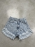 Sd387 - Short Denim Desflecado Celeste (Marriott)